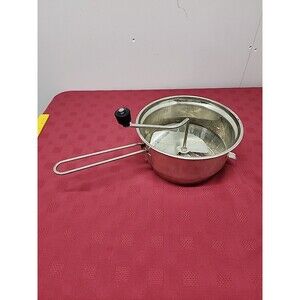 Vintage Large 9 Inch Foley Food Mill 2 Qt Stainless Steel